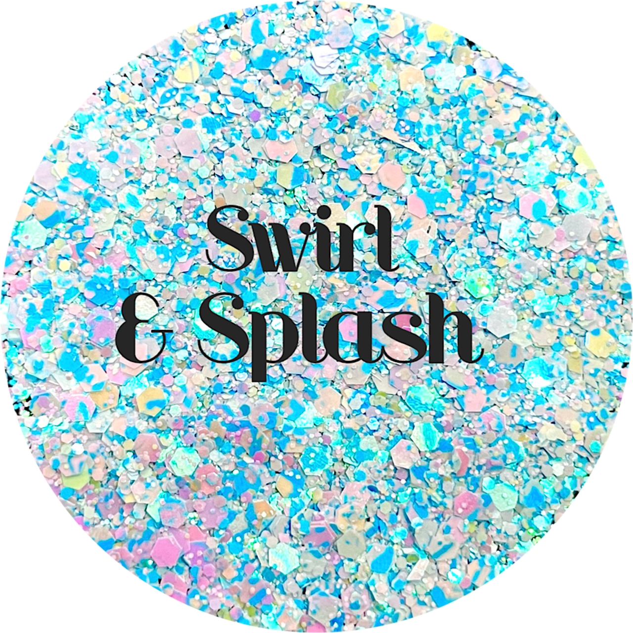 Polyester Glitter - Swirl &#x26; Splash by Glitter Heart Co.&#x2122;